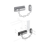 Door Guard - Chain 3-5/8" - EDL-110