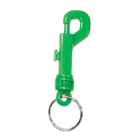 Wholesale 100Pcs 2 Colors Plastic Badge Strap Clip Carabiner Keychain Key  Chain Connector Plastic Keychain Clip for Card Holder 