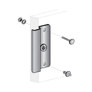 6-1/2" Narrow Stile Door Latch Protector - ELP-300