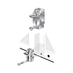 Patio Door Lock - Keyed Lever - EPL-105