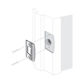 Strike Plate - Full Lip 2-1/4" x 1-1/8" - ESP-104