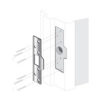 Security Lip Strike Plate - 8" x 1-1/4" - ESP-110