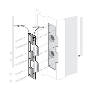 Strike Plate - Double Lip w/ 5-1/2" Center - ESP-131