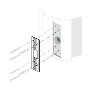 Strike Plate - Security 7-3/4" w/6 Screws - ESP-141