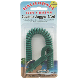 Casino-Jogger Coil Key Chain