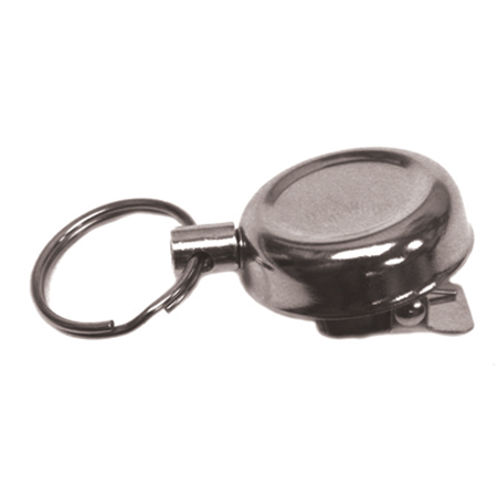 Badge Reel Pull Ring Retractable Key Chain Recoil Keyring Heavy