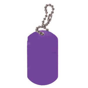 4" Dog Tag Key Chain