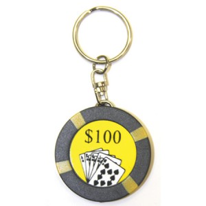 Casino Chip Key Ring