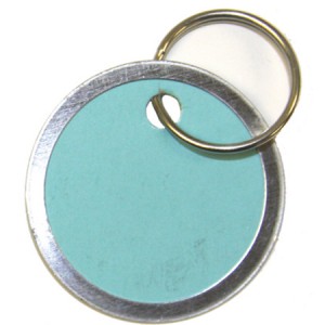 1-1/4" Colored Key Tag