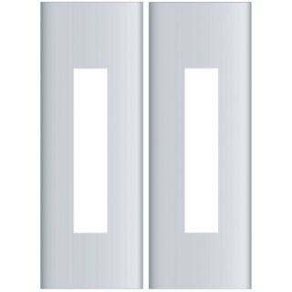 Two (2) 7-5/8" x 1-5/8" Flat Plates