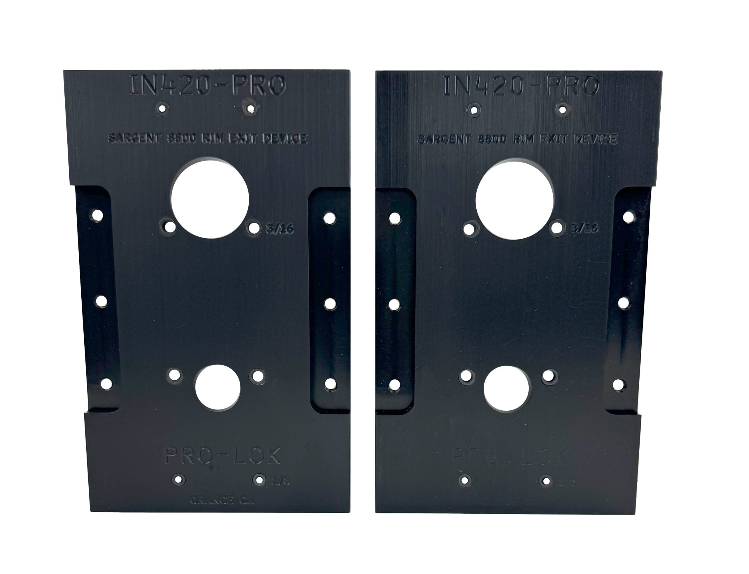 Sargent 8800 Series Exit Device Template