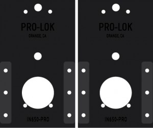 Kaba E-Plex 5000 Series Cylindrical Installation Template Set - IN650-PRO