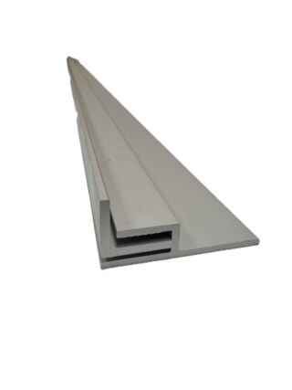 Interlocking Aluminum Inswing Latch Protector, 1-1/2" Width